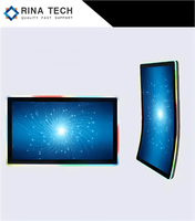 Commercio all'ingrosso della fabbrica di alta qualità LCD schermo curvo personalizzato multi-funzionale schermo curvo schermi di visualizzazione