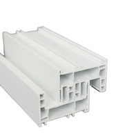 Fabrique Profilé UPVC Profilé en PVC de 80mm Profilés en plastique pour cadres de fenêtres et de portes