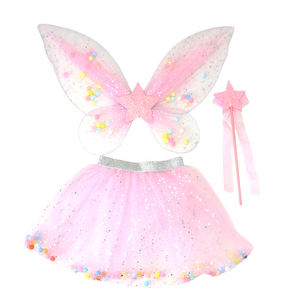 2025 moda brillante colorido océano estrella tutú faldas para niñas niños adultos con alas de Ángel conjuntos para Halloween y cumpleaños príncipes - Product Image 3