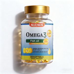 Cápsulas de Aceite de Pescado Omega <span class=keywords><strong>3</strong></span> de 1000 mg, Alto Contenido de EPA y DHA para la Salud del Corazón, el Cerebro y las Articulaciones, Certificado por IFOS, OEM a Granel - Product Image 2