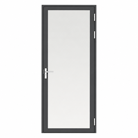 Porte Patio pour Maison, Villa, Jardin, Hôtel, Extérieur – Porte d'Entrée en Aluminium Personnalisée avec Verre – Façade Moderne Résidentielle
