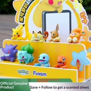 Set di Action Figure Pokémon Eevee <span class=keywords><strong>Serie</strong></span> Papap, Modellini Pikachu, Statuette Poke Mon, Giocattoli per Bambini, Regalo, Scatola Sorpresa - Product Image 4
