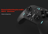 Manette sans fil MOBAPAD Huben 3ème génération HD pour Pro/Lite/OLED, PC, Android, MacOS, Steam, avec fonction MacroTurbo et moteur de vibration