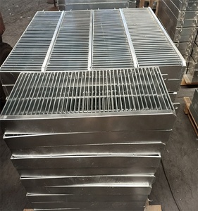 <span class=keywords><strong>Grille</strong></span> en acier galvanisé avec cadre pour couvercle de gouttière et de fosse de drainage, Singapour - Product Image 2