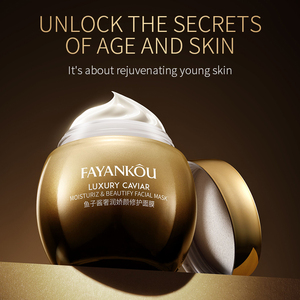 FAYANKOU Vente en gros de cosmétiques de beauté, masque facial personnalisé raffermissant et réparateur à l'extrait de caviar pour la beauté - Product Image 2