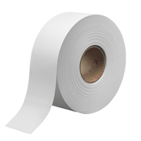 Usine directe 54u blanc mat PP étiquette de Film auto-adhésif fort rouleau d'autocollant Jumbo de papier jet d'encre acrylique