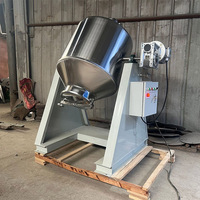 Mélangeur à tambour en acier inoxydable à double cône pour mélanger les matériaux solides de la farine avec moteur comme composant principal