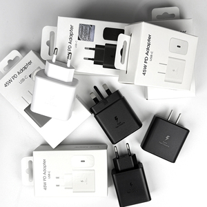 Caricabatterie <span class=keywords><strong>Samsung</strong></span> Originale 45W con Spina US EU UK, Adattatore di Alimentazione Tipo C per Ricarica Rapida Android - Product Image 3