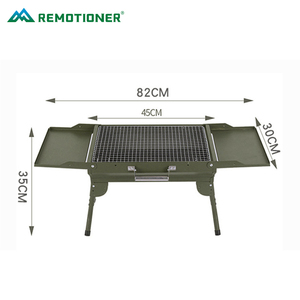 Barbacoa portátil plegable, parrilla de carbón, estufa de acampada al aire libre, mesa de barbacoa coreana, venta al por mayor - Product Image 2