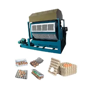 2023 invest idea, 4x8 type egg tray making automatic making machine whose produce capacity is 5000 pieces per hour