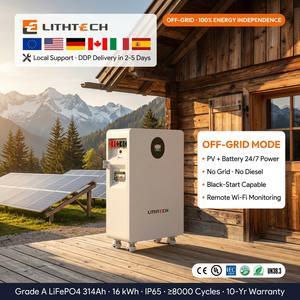 Batería de Litio LITHTECH Grado A 51.2V 300Ah 314Ah Sistema de Almacenamiento de Energía Doméstica 15kWh 16kWh Gran Venta en Europa - Product Image 6