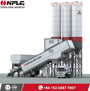 Voll automatische Beton mischa nlage HZS100 80 m3/h Beton mischa nlage zum Verkauf - Product Image 5