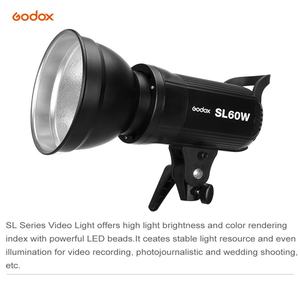 <span class=keywords><strong>Godox</strong></span> Lampe Vidéo LED <span class=keywords><strong>SL</strong></span>-<span class=keywords><strong>60W</strong></span> <span class=keywords><strong>5600K</strong></span> Blanc Version Vidéo Lumière Lumière Continue Monture Bowens pour Studio D'enregistrement Vidéo - Product Image 3