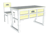 Projet de mobilier scolaire philippin, table et chaise d'école, mobilier de salle de classe, fournisseurs de tables et chaises pour étudiants