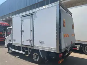 2024 baru 5 Ton 10 Ton kotak pendingin kargo Freezer kotak Van dingin truk makanan Van kargo untuk daging ikan kulkas truk
