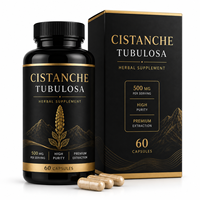 Capsules Premium de Ginseng du Désert et Cistanche 500mg, Panax Ginseng et Maca, Complément de Soutien Quotidien pour la Performance, Vente en Gros OEM