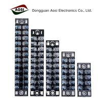 Bornier à vis double rangée AOSI TB-1503/TB-1506 15A TB-2503/TB2506 25A – Connecteur de câblage fixe