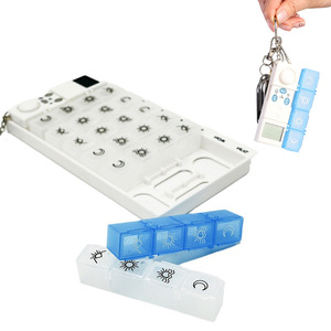 Nuevo <span class=keywords><strong>Pastillero</strong></span> <span class=keywords><strong>Inteligente</strong></span> Portátil de Plástico 2026 con Funciones de Alarma y Recordatorio Luminoso para Viajes de Personas Mayores - Product Image 4