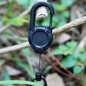 Retractable Iron Lanyard Keychain Flower Design-Portable ABS Plastic Digital Printing Anti-lost Key Holder for <b>Backpacks</b> Fishing - Product Image 3