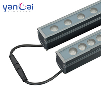 Lámpara de Barra LED RGB para Fachada de Exteriores IP66, 18W/24W/36W, Iluminación de Pared, Alto CRI 90, Garantía de 3 Años