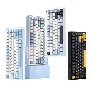 가스켓 구조가 있는 AULA F75 맞춤형 기계식 키보드 게임용 핫 스왑 가능한 세 가지 모드 - Product Image 1