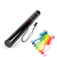 Canons à Confettis en Papier Biodégradable de Haute Qualité pour Fêtes, Remplissage Ignifuge, Alimentation par Air Comprimé, Jetables, pour Remise de Diplôme