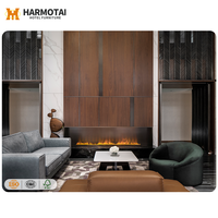 Ensemble canapé moderne de luxe pour réception commerciale, hall d'hôtel, appartement, villa, meubles de haute qualité, garantie de 2 ans, personnalisable