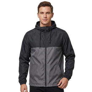 High Quality Rain Windbreaker <b>Jacket</b> Men Sport <b>Light</b> Weight <b>Waterproof</b> Hooded Oem Windbreaker <b>Jacket</b> - Product Image 1