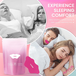 Cinta Adhesiva Bucal de Algodón Rosa con Forma de Labios para Mujer, con Aroma, para Respirar por la Nariz y Dormir Mejor - Product Image 5