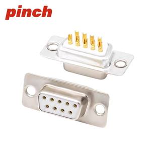 Connecteurs DB9 mâles et femelles 9 broches standard D-Sub pour port série RS232, à souder avec boîtier en métal et plastique - Product Image 4