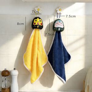 <span class=keywords><strong>Toalla</strong></span> de Mano Colgante con Diseño de Dibujos Animados, <span class=keywords><strong>Toalla</strong></span> Absorbente para Lavado de Cara, Baño y Uso Doméstico para Niños - Product Image 3