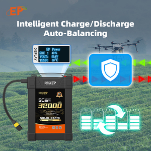 Paket Baterai Lipo Drone Cerdas 12s 22ah Hardcase Isi Ulang, Lithium Polymer Semi Solid State, Lampu LED Dengan AS150U - Product Image 5