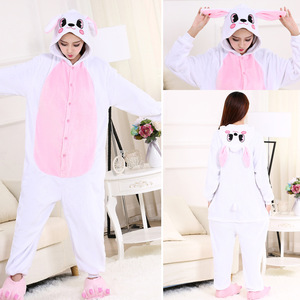 <span class=keywords><strong>Pijamas</strong></span> <span class=keywords><strong>de</strong></span> una Pieza con Diseño <span class=keywords><strong>de</strong></span> Conejo <span class=keywords><strong>de</strong></span> Dibujos Animados para Adultos y Niños, Pijama <span class=keywords><strong>de</strong></span> Franela Rosa para Invierno, Ropa <span class=keywords><strong>de</strong></span> Dormir Familiar con Temática Animal - Product Image 2