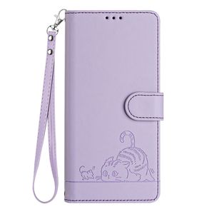 Smart cat design PU Flip case pochette sac pour Xiaomi 14 14 <span class=keywords><strong>Pro</strong></span>, pour Redmi Note 13 <span class=keywords><strong>Pro</strong></span>/13C/12C cadre <span class=keywords><strong>Photo</strong></span> étui en cuir pochette - Product Image 1