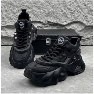 Zapatos Casuales para Hombre, Tendencia de Moda para Exteriores, Zapatos Deportivos de Skate, Zapatos Deportivos de Suela Gruesa que Aumentan la Altura - Product Image 5