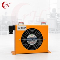 Refroidisseur d'huile à air pour engins de construction, ailettes en aluminium, compact, 220V/380V, ventilateur robuste, haute performance, moteur de haute qualité