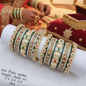 PADMAWATI <b>BANGLES</b> PRIVATE LIMITED Luxury Tungsten Gold Plated High Quality Women's <b>Bangles</b> Set Indian Bridal Wedding Gift - Product Image 3