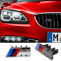 Pour BMW E46 X1 X2 X3 X4 X5 X6 F48 G01 E84 E83 F39 F30 M Logo 3D ABS Styling automobile Emblème de calandre avant Décoration Accessoires