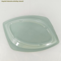 Assiettes en mélamine personnalisées en forme de diamant avec motif Sakura, logo personnalisé, lavables au lave-vaisselle, écologiques, pour restaurants et desserts