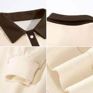 Felpe Pesanti Neutre all'Ingrosso da 300 Grammi, Produttori di Felpe con <span class=keywords><strong>Collo</strong></span> <span class=keywords><strong>a</strong></span> <span class=keywords><strong>Polo</strong></span> per Uomo, Spesse e Personalizzabili con Ricamo - Product Image 5