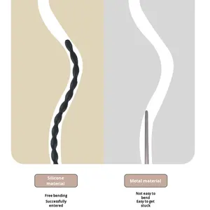 Gizem kız yumuşak TPE yapay penis vibratör at göz sopa boncuk seks oyuncak doğrudan mesane ve üretra stimülasyon ile - Product Image 4