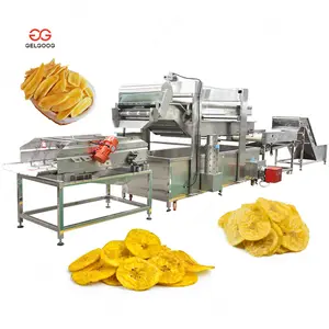Usine de chips de bananes frites 50 kg/h | Les chips de plantain fabriquent des machines pour la banane