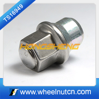 Écrous de roue hexagonaux en acier inoxydable de 21 mm de diamètre et 43 mm de longueur pour Range Rover 17588, fabriqués en Chine