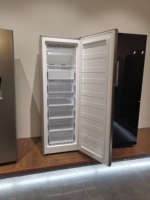 Congélateur vertical électrique à porte simple avec porte réversible, 6/7 tiroirs, congélateur écoénergétique pour usage domestique, blanc/argent