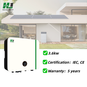 อินเวอร์เตอร์พลังงานแสงอาทิตย์แบบเชื่อมต่อกับระบบไฟฟ้า (On-grid) คลื่นไซน์บริสุทธิ์ 50/60Hz พร้อมหน้าจอ LCD ขนาด 3.6 กิโลวัตต์ สำหรับใช้ในบ้าน - Product Image 1