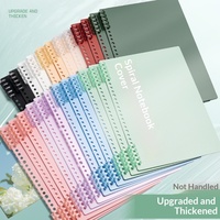 Reliure à anneaux pour carnet à feuilles mobiles A4 B5, couverture souple en PP, reliure à spirale, couverture uniquement