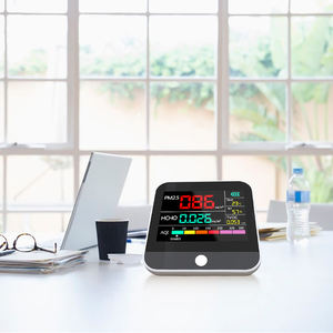 Monitor de Qualidade do Ar Mini Desktop de Alta Precisão <span class=keywords><strong>Detector</strong></span> de Tvoc Inteligente para Ambientes Internos Analisador de Gás Hcho Pm2.5 com Tela LCD - Product Image 5