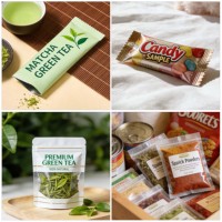 Bolsas de Embalaje Personalizadas de Papel de Aluminio con Sellado Trasero y Sellado Térmico para Probióticos, Café, Té, Miel, Cerveza, Reciclables, Varias