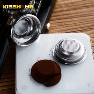 Accessoires pour <span class=keywords><strong>machine</strong></span> à expresso, outil de barista, panier de filtre à café sans fond en acier inoxydable 54 mm, 58 mm, 51 mm - Product Image 5