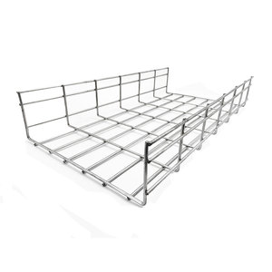 Stainless Steel <b>Wire</b> Mesh Waterproof Wall-mounted <b>Grid</b> Cable Tray - Product Image 6